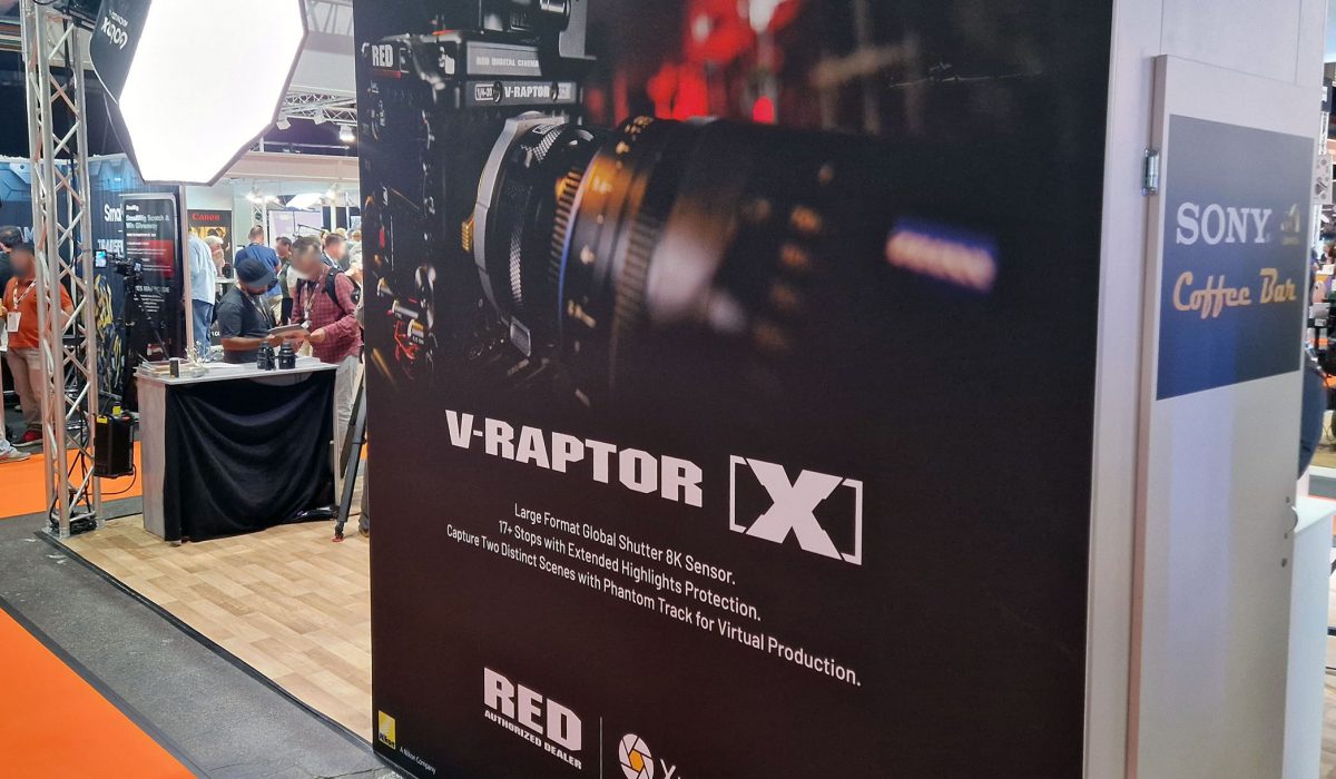 RED V-Raptor X Messestand XineGear Euro Cine Expo